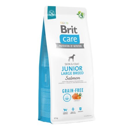 Brit care dog grain-free junior large breed salmon 12 kg
