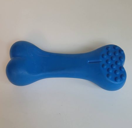 Hueso goma azul plano el dandi