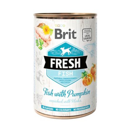 Brit fresh fish with pumpkin 400 grs