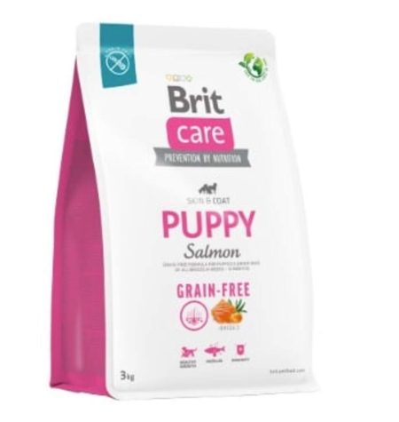 Brit care dog grain free puppy salmon 3kg