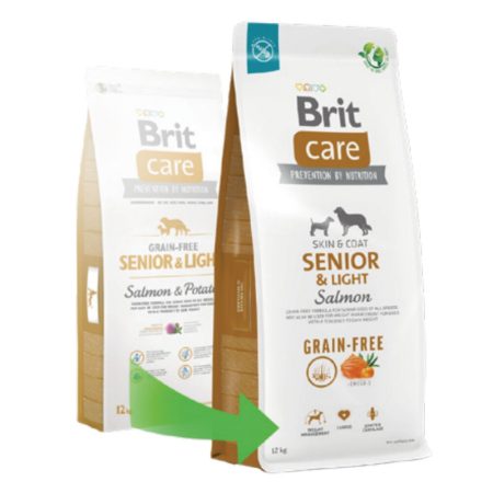 Brit care dog grain-free senior & light salmon 12k
