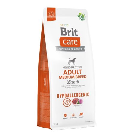 Brit care dog hypoallergenic adult medium breed lamb 12 kg
