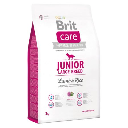Brit care dog hypoallergenic junior large breed lamb 3 kg