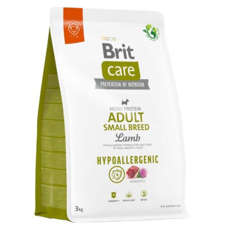 Brit care dog hypoallergenic adult small breed 3kg
