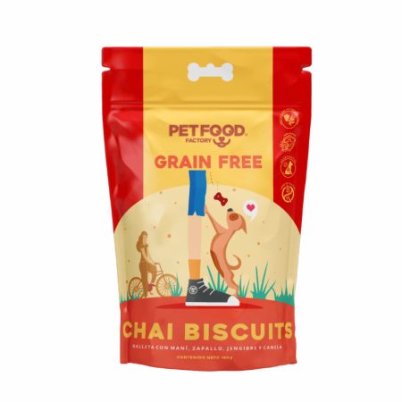 Galleta gf huesito chai biscuit mani zapallo jengibre canela 180 grs