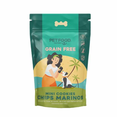 Galleta gf mini redonda chips marinos probioticos 180 grs