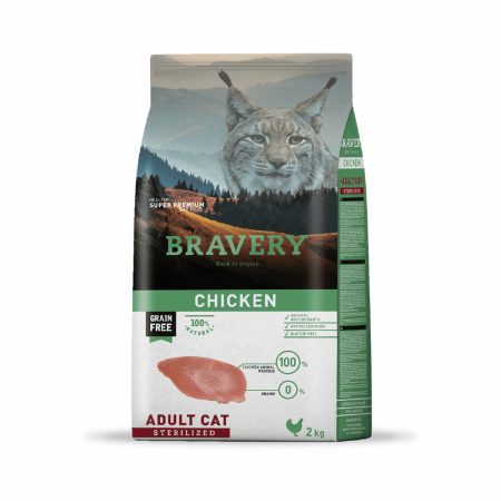 Bravery cat adult chicken sterilized 2 kg