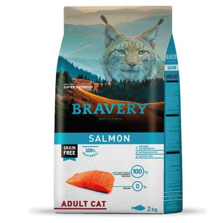 Bravery cat adult salmon sterilized 2 kg