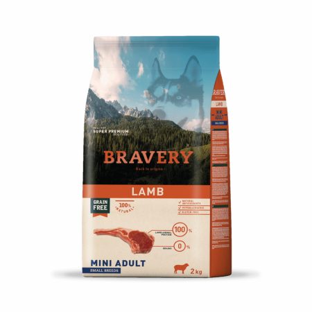 Bravery lamb mini adult small breed 2 kg