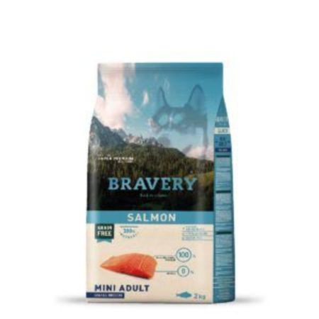 Bravery mini adult salmon 2 kg