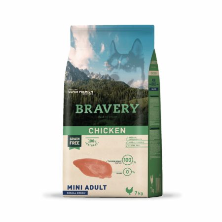 Bravery chicken mini adult small breed  7 kg