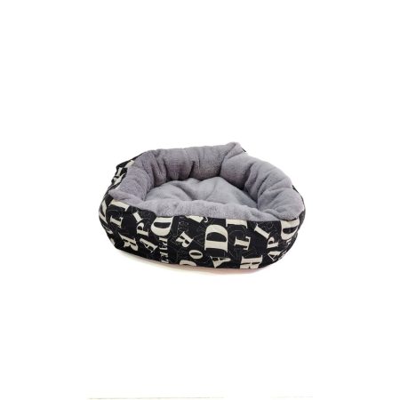 Cama polar estampa negro s