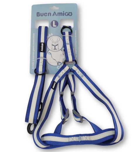Correa y arnes  2,5cm 60-90cm