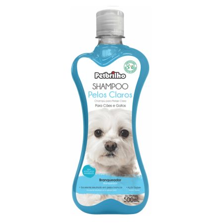 Shampoo pelos claros petbrilho 500 ml