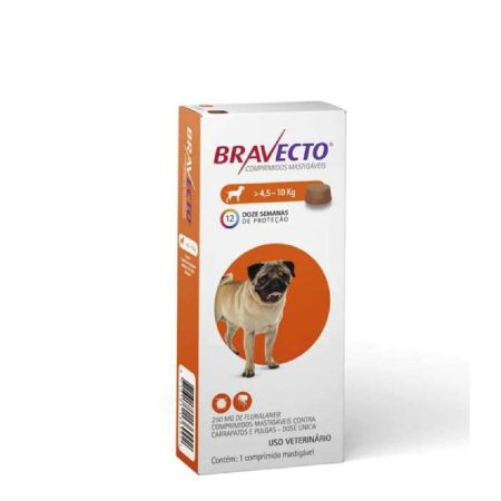 Bravecto perro 3m - 250 mg - (4.5 kg - 10 kg)