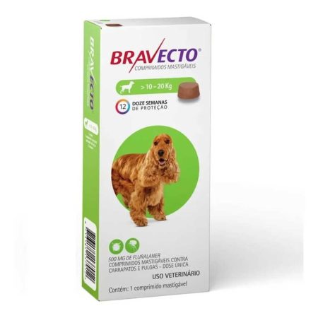 Bravecto perro 3m - 500 mg - (10 kg - 20 kg)