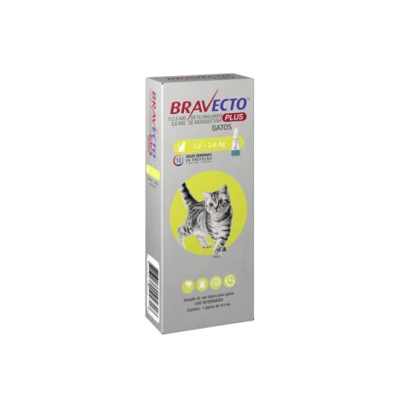 Bravecto gato plus 112,5 mg (1,2 - 2,8 kg)