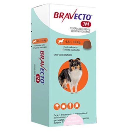 Bravecto perro 1m - 100 mg - (4.5 - 10 kg)