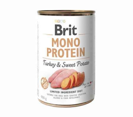 Brit mono protein  turkey & sweet potato 400 gr