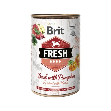 Brit fresh beef with pumpkin 400 grs