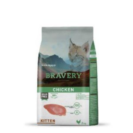 Bravery cat kitten chicken 2 kg