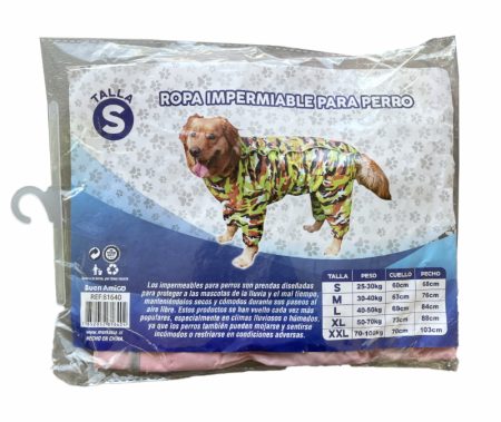 Impermeable perro talla s buen amigo