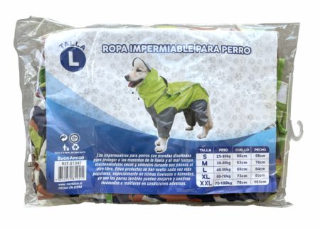 Impermeable perro talla l buen amigo